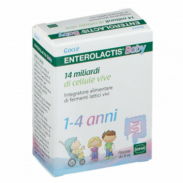 Enterolactis baby 1- 4 anni fermenti lattici gocce 8 ml