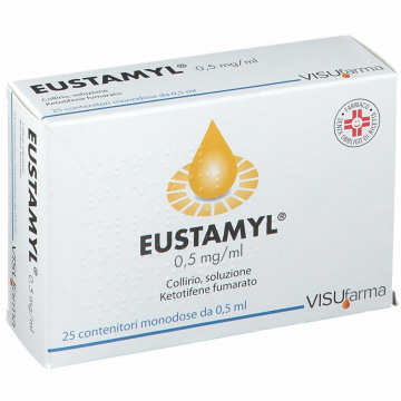 Eustamyl antistaminico 25 flaconcini monodose 0,5 ml 0,05%