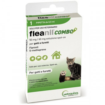 Fleanil combo spot-on 1 pipetta 0,5 ml gatti e furetti