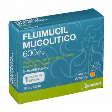 Fluimucil Mucolitico 10 bustine da 600 mg