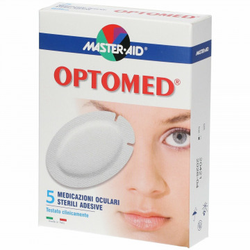 Garza oculare medicata master-aid optomed super 5 pezzi
