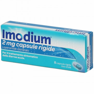 Imodium antidiarroico 8 capsule 2 mg