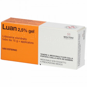 Luan Gel 2,5 % Anestetico Locale Chirurgico 15 g