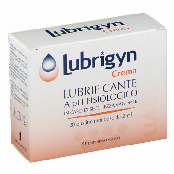 Lubrigyn Crema Vaginale Lubrificante 20 bustine da 2 ml