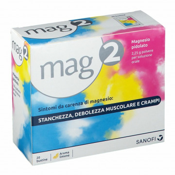 Mag 2 per Carenza di Magnesio 20 bustine