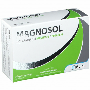 Magnosol Integratore Magnesio e Potassio 20 bustine effervescenti
