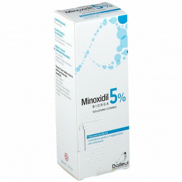 Minoxidil 5% biorga soluzione cutanea 60 ml