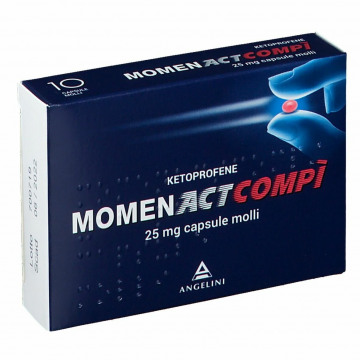 Momenactcompì 25 mg 10 capsule