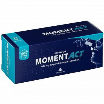 Momentact orale sospensione 8 bust 400 mg