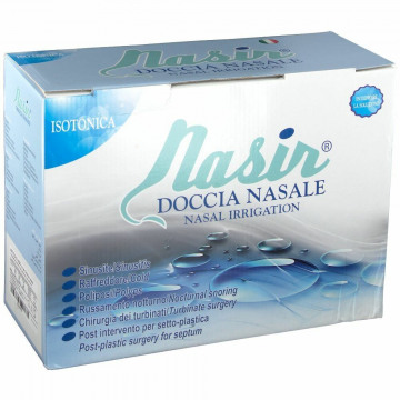 Nasir doccia nasale con soluzione fisiologica isotonica 10 sacche 250 ml + 1 deflussore