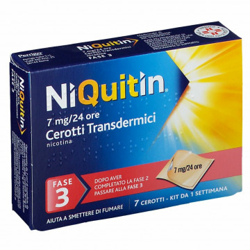 Niquitin 7 cerotti transdermico 7 mg/die