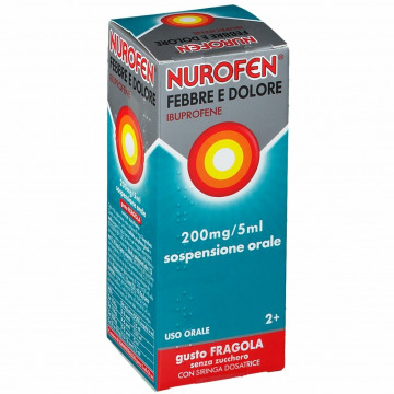 Nurofen Febbre e Dolore Sciroppo Bambini 200 mg Fragola