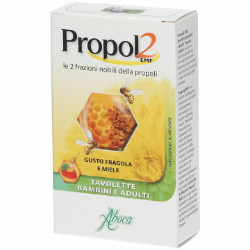 Propol2 emf fragola miele 45 tavolette per bambini