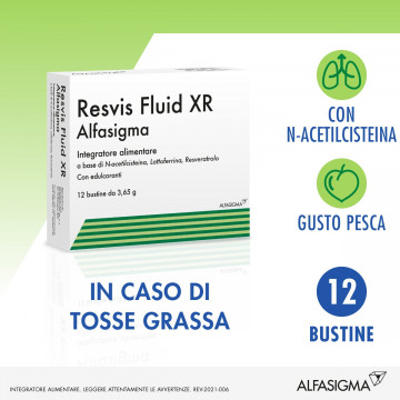 Resvis Fluid XR Biofutura Fluidificante 12 bustine