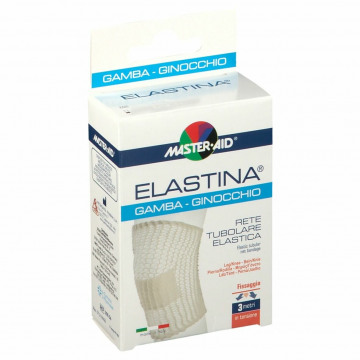 Rete tubolare elastica ipoallergenica master-aid elastina gamba/ginocchio 3 mt in tensione calibro 5 cm