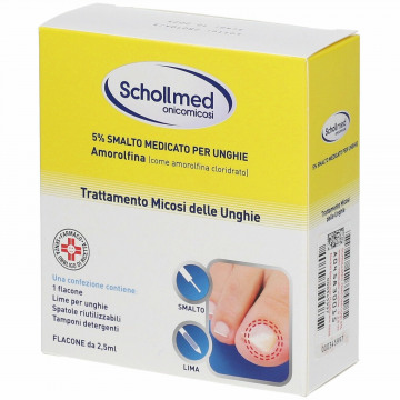 Schollmed 5% micosi smalto medicato unghie 2,5 ml 