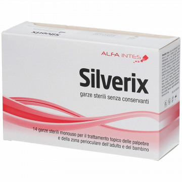 Silverix perioculare garza sterile monouso 14 pezzi