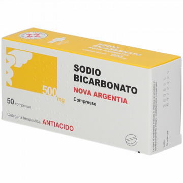 Sodio Bicarbonato 500 mg Nova Argentia 50 compresse 