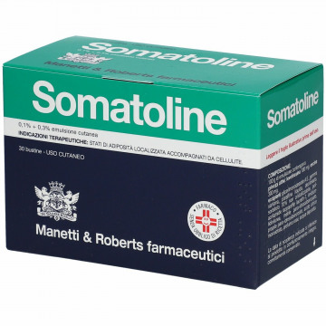 Somatoline 0,1% + 0,3% Emulsione Cutanea 30 bustine