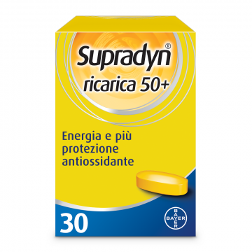Supradyn Ricarica 50+ Integratore Vitamine e Minerali 30 compresse