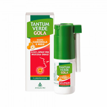 Tantum verde gola spray orale 15 ml 0,25% camomilla e miele