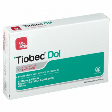 Tiobec Dol 20 compresse Fast-Slow da 1455 mg