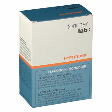 Tonimer Lab Hypertonic Aerosol 18 flaconcini monodose da 5 ml 