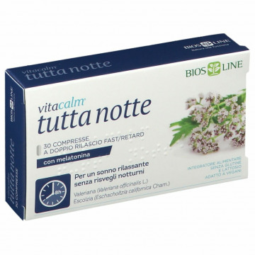Vitacalm Tutta Notte Melatonina 30 compresse 