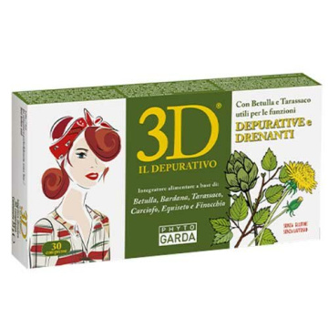 3D Il Depurativo Funzioni Depurative Dell'Organismo 30 Compresse