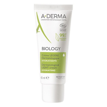 A-Derma Biology Crema Leggera Dermatologica idratante 40 ml