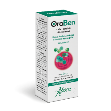 Aboca Oroben Gel Orale Afte e Gengiviti 15 ml