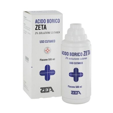 Acido borico 3% zeta soluzione cutanea 500 ml