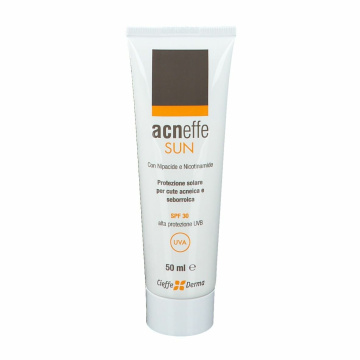 Acneffe sun spf 30 alta protezione uvb cute acneica seborroica 50 ml