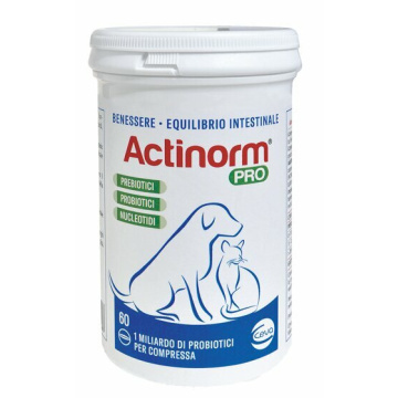 Actinorm Pro Benessere Intestinale Cani e Gatti 60 Compresse