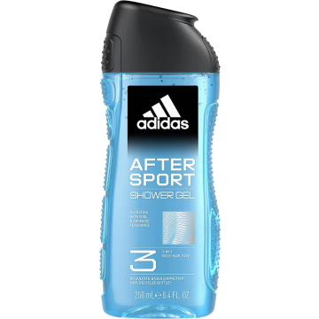 Adidas after sport gel doccia bagnoschiuma 3in1 250ml