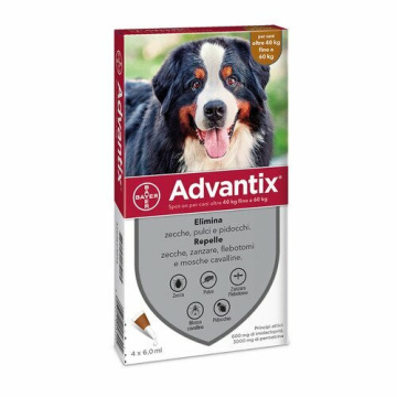 Advantix spot on 4 pipette 6 ml cani da 40 a 60 kg