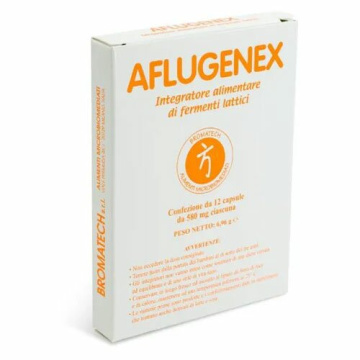 Aflugenex Integratore Alimentare Fermenti Lattici 12 Capsule