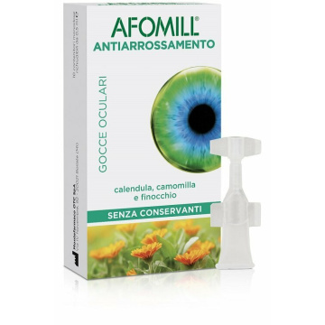 Afomill Gocce Oculari Antiarrossamento 10 Flaconcini da 0,5 ml