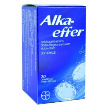 Alkaeffer 20 Compresse Effervescenti Acido Acetilsalicilico