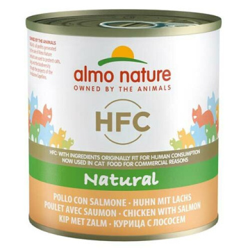 Almo Nature HFC Natural Pollo Salmone Alimento Umido Gatti Adulti 280g