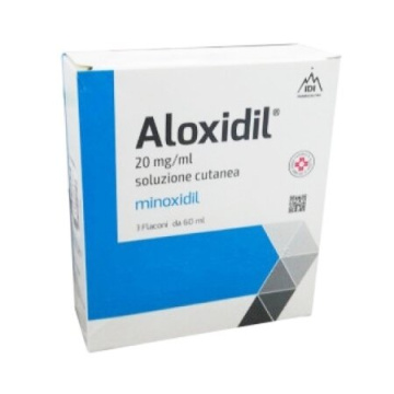 Aloxidil soluzione minoxidil 2% 3 flaconi 60 ml