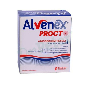 Alvenex procto microclisma 6 pezzi da 8 g