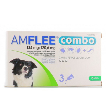 Amflee combo 3 pipette 10-20kg cani