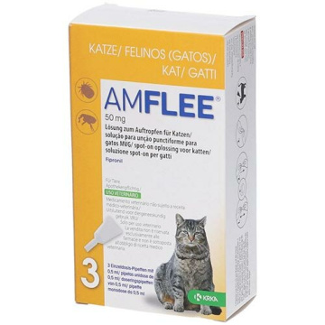Amflee Spot-On Antiparassitario Gatti 3 Pipette