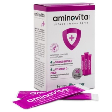 Aminovita plus difese immunitarie 20 stick 2,5 g