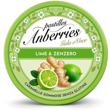 Anberries lime & zenzero caramelle gommose 50g