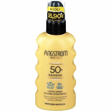 Angstrom protect hydraxol kids latte spray solare ultra protezione 50+ 175 ml