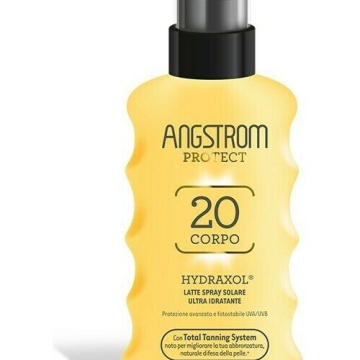 Angstrom protect hydraxol latte spray solare protezione 20 175 ml