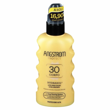 Angstrom protect hydraxol latte spray solare protezione 30 175 ml