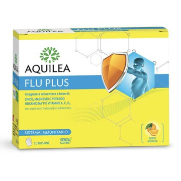 Aquilea Flu Plus Integratore Sistema Immunitario 10 Bustine